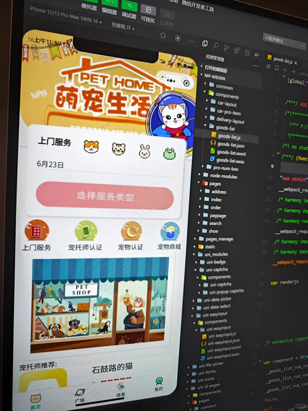 定制开发App和微信小程序